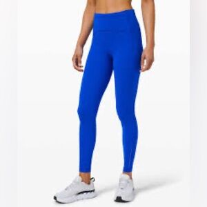 Lululemon speed pant size 8 never worn blue